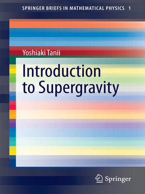 cover image of Introduction to Supergravity